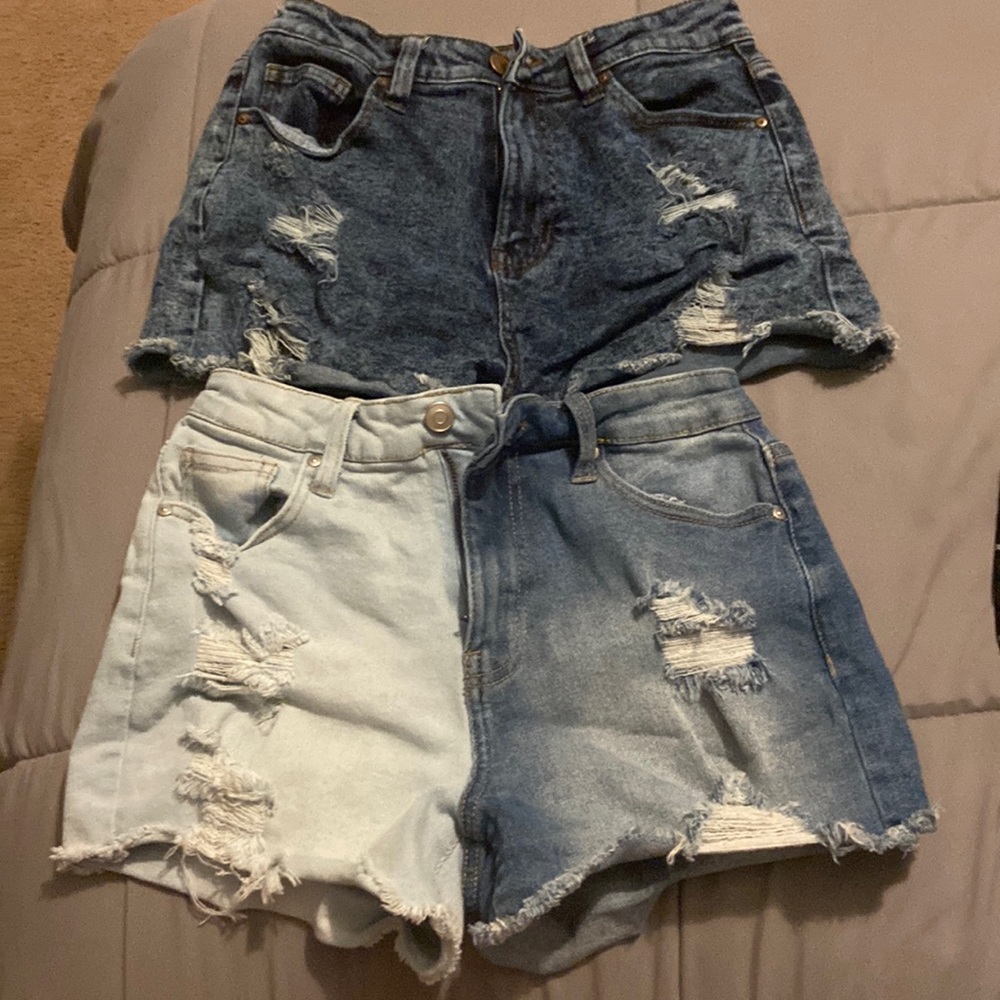 Denim shorts (2 pair)